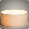 Drum fabric lamp shade / pendant shade Cinetic miel lit Ø40