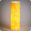 Cylinder fabric table lamp Simone lit XXL