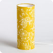 Cylinder fabric table lamp Simone M