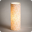 Cylinder fabric table lamp Envol lit L
