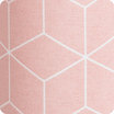 Cubic rose fabric