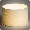 Drum fabric lamp shade / pendant shade Bekko lit Ø25