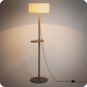 Eos Floor lamp in solid oak