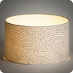Drum fabric lamp shade / pendant shade Zen lit Ø25