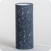Cylinder fabric table lamp Terrazzo night M