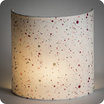 Fabric half lamp shade for wall light Terrazzo lit