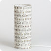 Cylinder fabric table lamp Cab M