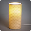 Cylinder fabric table lamp Mini Hoshi lit S