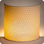 Fabric half lamp shade for wall light Mini Hoshi