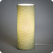 Cylinder fabric table lamp Cactus lit M