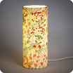 Cylinder fabric table lamp Symphonie lit M