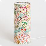 Cylinder fabric table lamp Symphonie