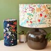 Lampshade Symphonie Ø25 and table lamp Symphonie navy S