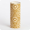 Cylinder fabric table lamp Sun yellow M