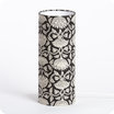 Cylinder fabric table lamp Lotus black M
