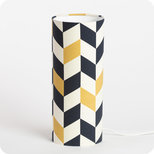 Cylinder fabric table lamp Modernist