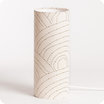 Cylinder fabric table lamp Colline M
