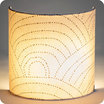 Fabric half lamp shade for wall light Colline