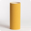 Cotton gauze cylinder table lamp Moutarde M