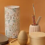 Cylinder fabric table lamp Dream