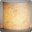 Fabric half lamp shade for wall light Goldie lit