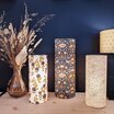 Cylinder fabric table lamps Billie blanc M & Lodden Morris&co. L
