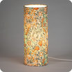 Cylinder fabric table lamp Golden Lily Morris&co. lit M