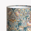 Cylinder fabric table lamp Lodden bleu gris Morris&co. lit L