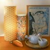Table lamp Colline M, lamp shade Ø20 and lamp S Lodden bleu gris