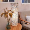 Table lamp Lodden bleu gris Morris&co. M and lamp L Suna