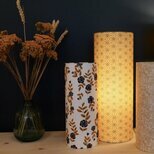 Cylinder fabric table lamp Suna