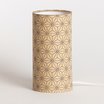 Cylinder fabric table lamp Suna S