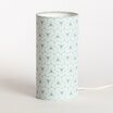Cylinder fabric table lamp Mini pépite céladon S