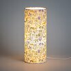 Cylinder fabric table lamp Wild lit M