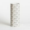 Cylinder fabric table lamp Pollen M