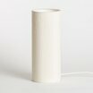Cotton gauze cylinder table lamp Ecru M