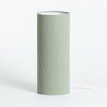 Cotton gauze cylinder table lamp Argile