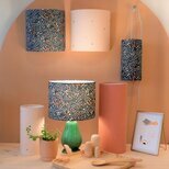 Fabric half lamp shade for wall light Promenons-nous