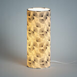 Cylinder fabric table lamp Pistil