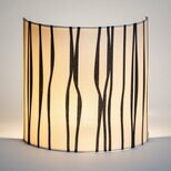 Fabric half lamp shade for wall light Liane