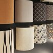 Fabric half lamp shades for wall Caramel cotton gauze, Gris clair cotton gauze, Nami, Liane, Sésame, Pistil and Lodden Morris&co.