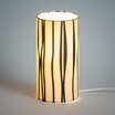 Cylinder fabric table lamp Liane lit S