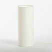 Cotton plumetis cylinder table lamp Blanc cassé M