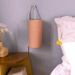 Fabric Plug-in pendant lamp Hoshi rose