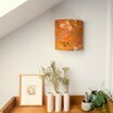 Half lamp shade for wall light Symphonie ocre