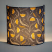 Fabric half lamp shade for wall light Sonate lit 