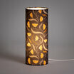 Cylinder fabric table lamp Sonate M