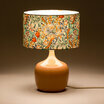 Terra Nude ceramic lamp with shade Golden Lily Ø25 lit