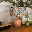 Terra Nude ceramic lamp with shade Honeysuckle Morris&co Ø25