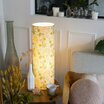 Table lamps Hoshi moutarde L and W. Morris Seaweed M 